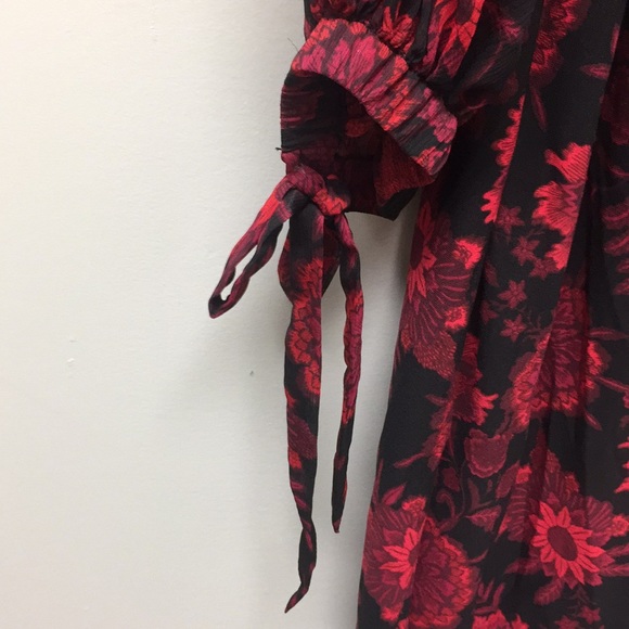 Tommy Hilfiger Long Sheer Balloon Sleeve Dress - Picture 4 of 12